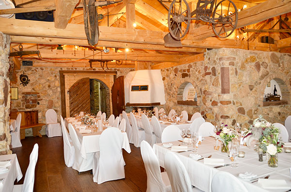 Wir begleiten Ihre gesamte Hochzeitsfeier: Location