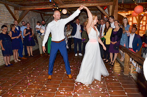 Wir begleiten Ihre gesamte Hochzeitsfeier: Party