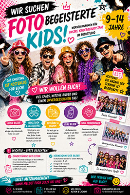 Wir suchen Foto-Begeisterte Kids